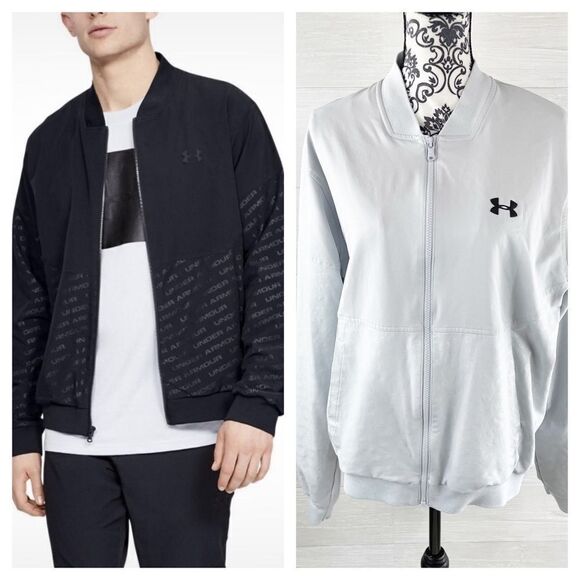 Under Armour Unstoppable Emboss Bomber Logo Jacket - Picture 1 of 10
